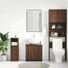 vidaXL Bathroom Cabinet Brown Oak 60x33x61 cm Engineered Wood