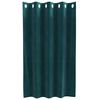 vidaXL Blackout Curtains 2 pcs Dark Green 140 x 140 cm Velvet