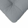vidaXL Seat Cushions 4 pcs Light Grey 40 x 40 x 12 cm Fabric