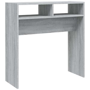 vidaXL Console Table Grey Sonoma 78x30x80 cm Engineered Wood