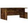 vidaXL Coffee Table Smoked Oak 90x55x42.5 cm Engineered Wood