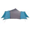 vidaXL Tipi Tent with Roof Blue and Grey 492 x 492 x 275 cm Fabric