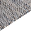 vidaXL Outdoor Flatweave Rug 120x170 cm Brown and Blue
