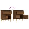 vidaXL Bedside Cabinets 2 pcs Brown Oak 40x35x50 cm