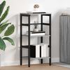 vidaXL Bookshelf Grey Sonoma 40 x 29.5 x 81 cm Engineered Wood