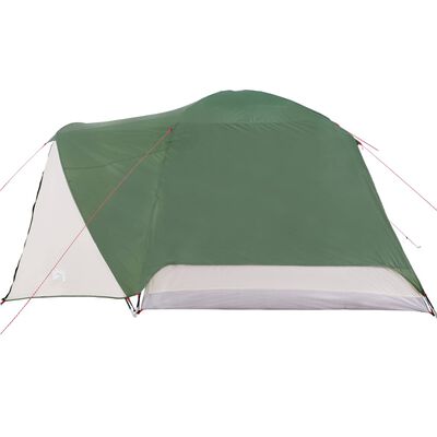 vidaXL Camping Tent with Porch 4-Person Green Waterproof