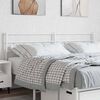 vidaXL Metal Replace Headboard White 160 cm