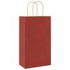 vidaXL Paper Bags 50 pcs with Handles Red 21x11x36 cm