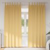 vidaXL Blackout Curtains with Rings 2 pcs Beige 245 x 140 cm Polyester