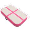 vidaXL Inflatable Gymnastics Mat with Pump 60x100x10 cm PVC Pink