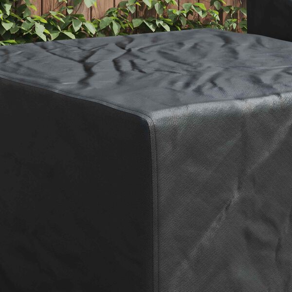 vidaXL Furniture Cover Plain Black 99 x 99 x 60 cm 420D Oxford Fabric