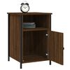 vidaXL Bedside Cabinet Brown Oak 40x42x60 cm Engineered Wood