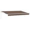 vidaXL Retractable Awning Taupe 2.5 x 2 m Fabric