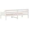 vidaXL Day Bed without Mattress White 80x200 cm Solid Wood Pine