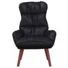 vidaXL Armchair Black 69 x 74 x 93 cm Artificial Leather