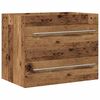 vidaXL Bathroom Sink Cabinet Old Wood 60x38.5x48 cm Engineered Wood