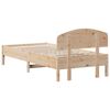 vidaXL Bed Frame without Mattress 100x200 cm Solid Wood Pine