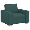 vidaXL Sofa Set 3 pcs Dark Green Fabric