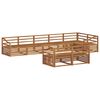 vidaXL Outdoor Sofa Set 8 pcs Natural Solid Acacia Wood