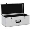 vidaXL Storage Cases 3 pcs Silver Aluminium