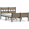 vidaXL Bed Frame without Mattress Sonoma Oak 120x200 cm Engineered Wood