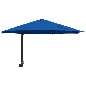 vidaXL Garden Parasol Azurblau 248 x 248 x 148 cm Polyester and Steel