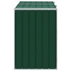 vidaXL Wheelie Bin Storage for Double Bins Green 144x81x113 cm Steel