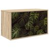 vidaXL Wall-mounted TV Cabinet ELBURG 69 x 33 x 40 cm Sonoma Oak