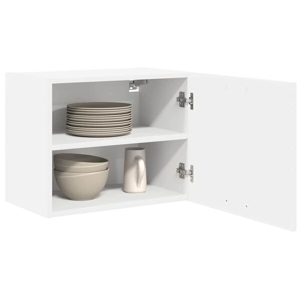 vidaXL Hanging Cabinet with Door White 50 x 31 x 40 cm Engineered Wood