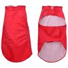 vidaXL Dog Raincoat with Reflective Strips Polyester Red 4XL