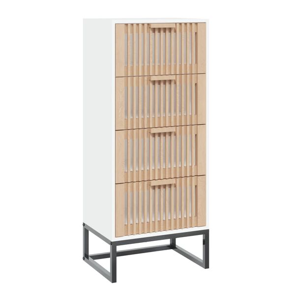 vidaXL Highboard White 40x30x95 cm Engineered Wood