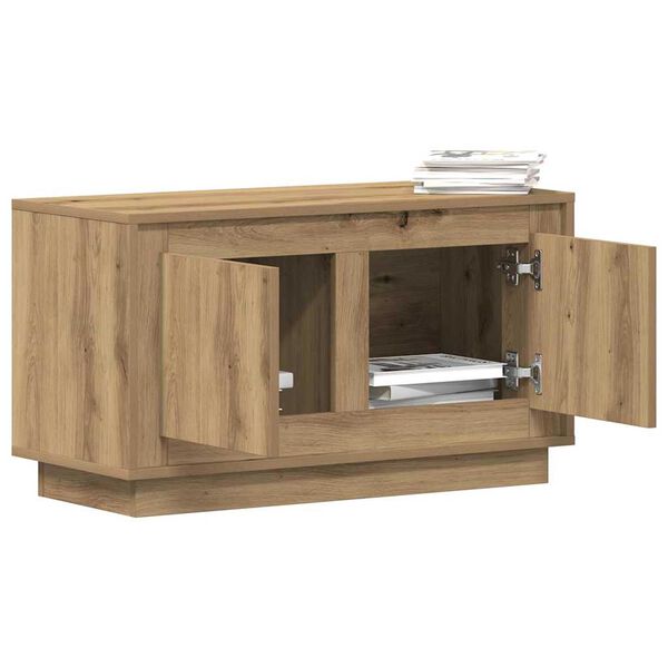 vidaXL TV Cabinet Artisan oak 80 x 35 x 45 cm Engineered wood