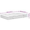 vidaXL Bonnell Spring Mattress Medium 100x200 cm