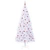 vidaXL Artificial Christmas Tree with Stand White 240 cm PVC and Steel