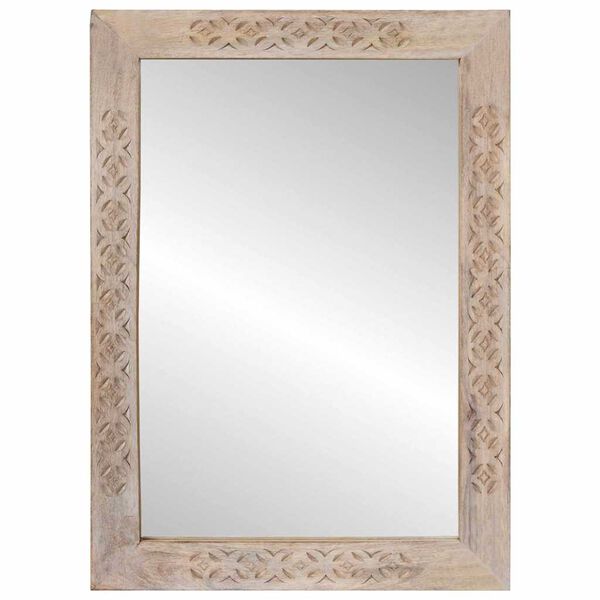 vidaXL Bathroom Mirror with Mirror White 70 x 50 x 2.5 cm