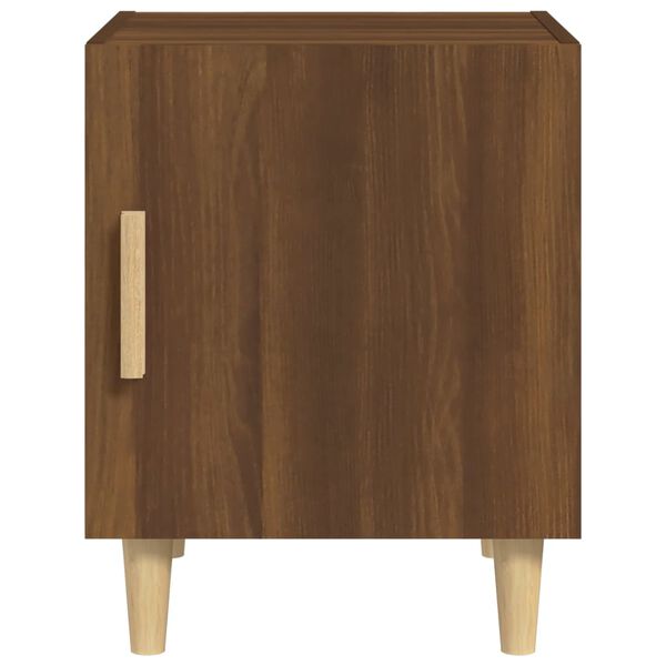 vidaXL Bedside Cabinets 2 pcs Brown Oak Engineered Wood
