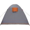 vidaXL Dome Tent with Roof Other Grey and Orange 384 x 254 x 170 cm