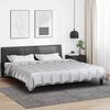 vidaXL Full Year Duvet Silver 220 x 200 cm Satin and Microfiber