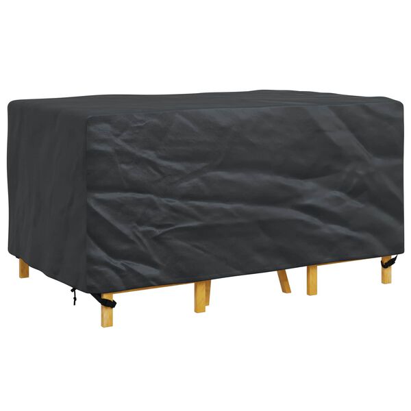 vidaXL Furniture Cover Plain Black 160 x 100 x 70 cm 600D