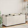 vidaXL Storage Box Cream 105x34.5x45 cm Fabric