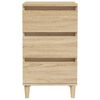 vidaXL Bedside Cabinet Sonoma Oak 40x35x70 cm Engineered Wood