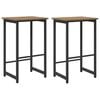 vidaXL Bar Stool 2 pcs Artisan Oak 40 x 32 x 74 cm Engineered Wood