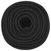 vidaXL Boat Rope Full Black 12 mm 100 m Polypropylene