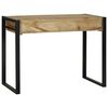 vidaXL Dressing Table Brown 100 x 50 x 75 cm Solid Mango wood