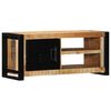 vidaXL TV Cabinet 80x30x35 cm Solid Rough Wood Mango
