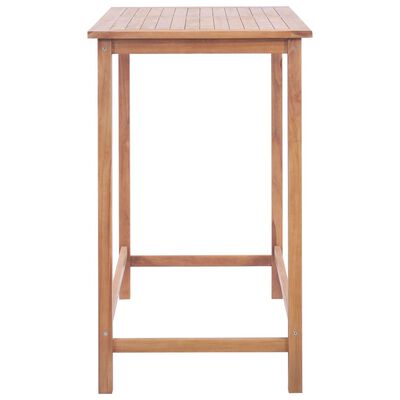 vidaXL Garden Bar Table 120x65x110 cm Solid Teak Wood