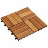 vidaXL Decking Tile 20 pcs Brown 30 x 30 cm Acacia Hardwood