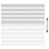 vidaXL Zebra Blind Light Grey 155x100 cm Fabric Width 150.9 cm Polyester