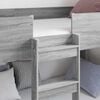 vidaXL Bunk Bed for Kids Grey Sonoma 100 x 190 cm Engineered Wood