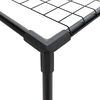 vidaXL 3-Tier Plant Stand Black 400 x 32 x 104 cm Steel